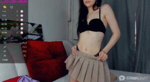 Horny Stripchat Webcam Model Screenshot