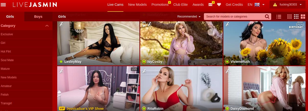 LiveJasmin Live Adult Cams With Horny Cam Girls