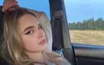 LiveJasmin Teen Model Sitting in the Car