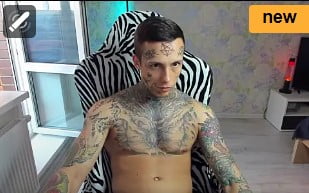 Male Model with Tattoo
